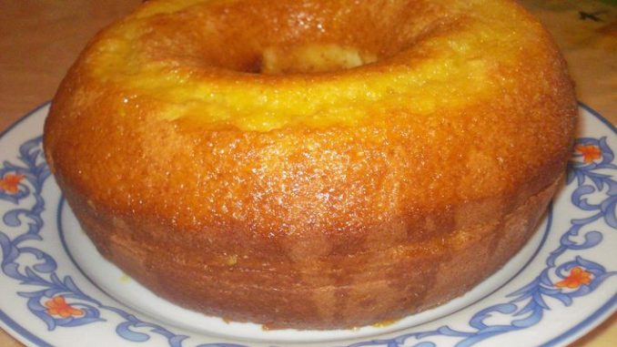 Bolo de laranja de liquidificador