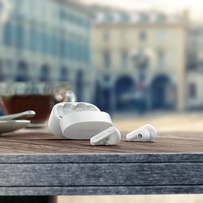 PHILIPS Fone de ouvido sem fio TWS bluetooth com microfone
