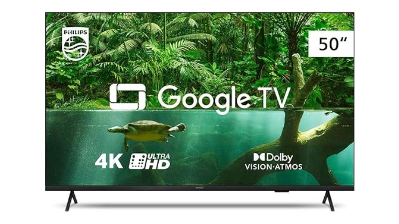 Smart TV Philips 50'' 4K com Google TV