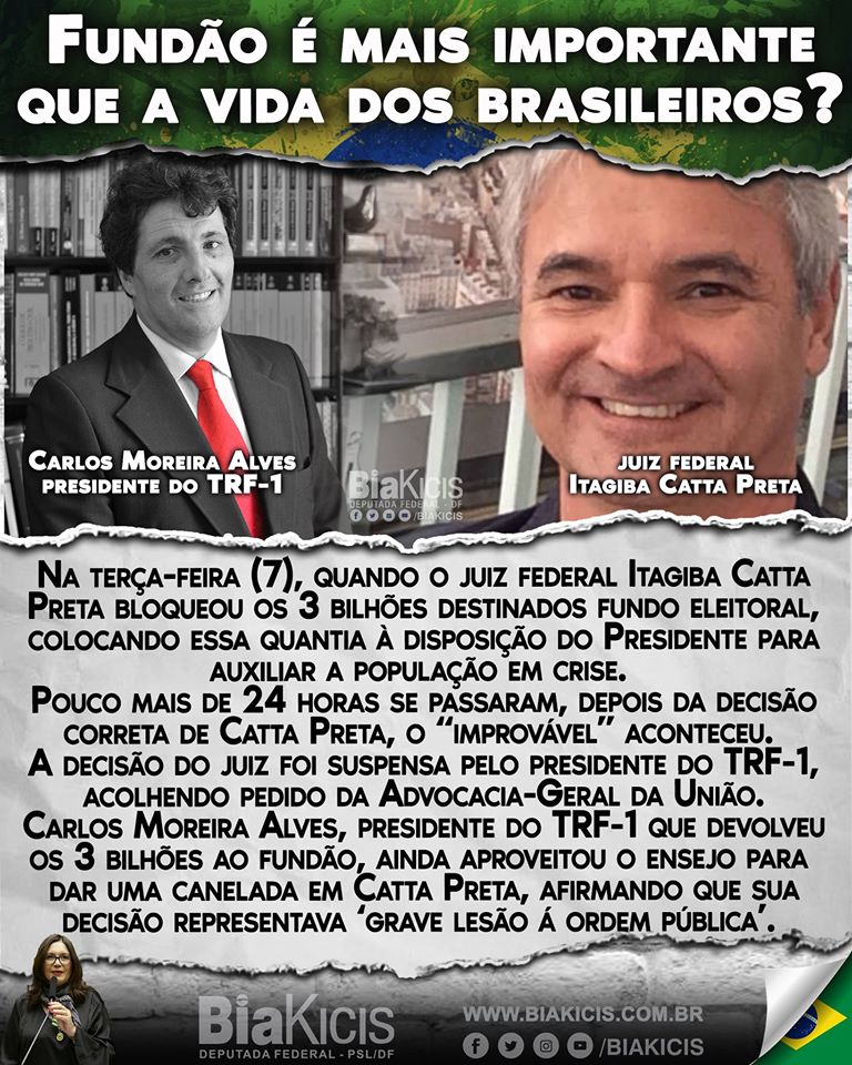Derrubada decisão que bloqueava fundos partidários e eleitorais 15 Derrubada decisão que bloqueava fundos partidários e eleitorais