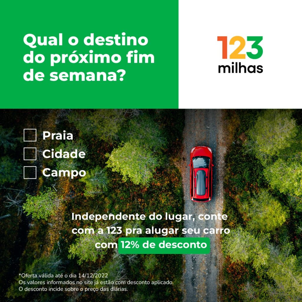 Descubra como funcionam os pacotes de viagens da 123 Milhas 1 Descubra como funcionam os pacotes de viagens da 123 Milhas