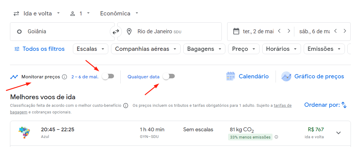 Encontre as Melhores Passagens Aéreas com Google Flights