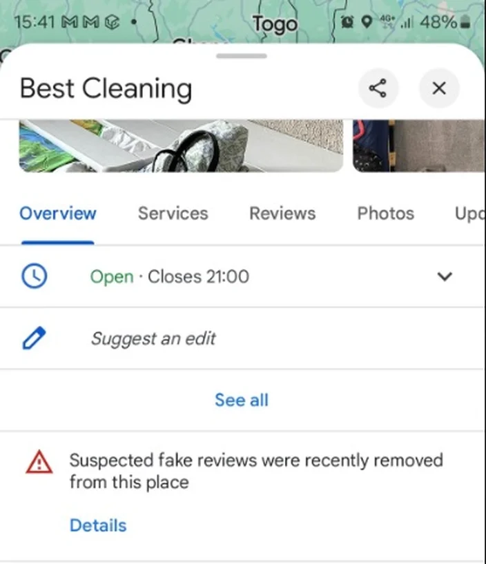 Google Maps pune locais com avaliações falsas