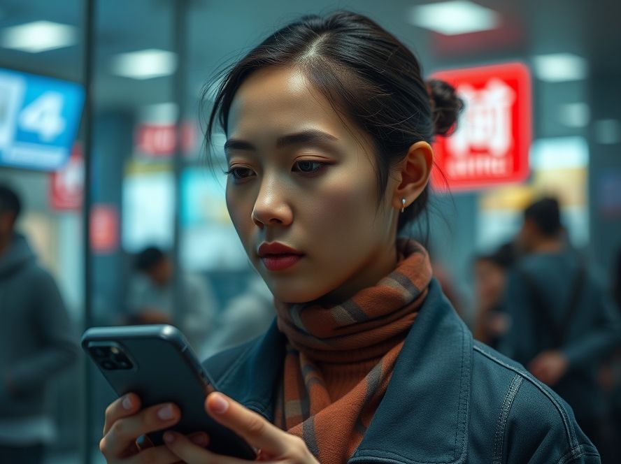 Celular Xiaomi com reconhecimento facial