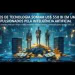 A Nova Corrida do Ouro: Como a IA Adicionou US$ 550 Bilhões à Fortuna dos Magnatas da Tecnologia