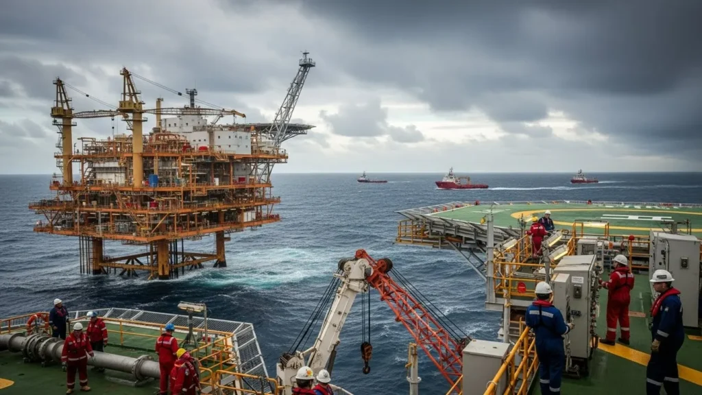 Carreira offshore 2026: entrada rápida, vagas no pré-sal e salários
