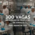 Döhler abre 300 vagas de auxiliar de produção em Joinville para janeiro de 2026
