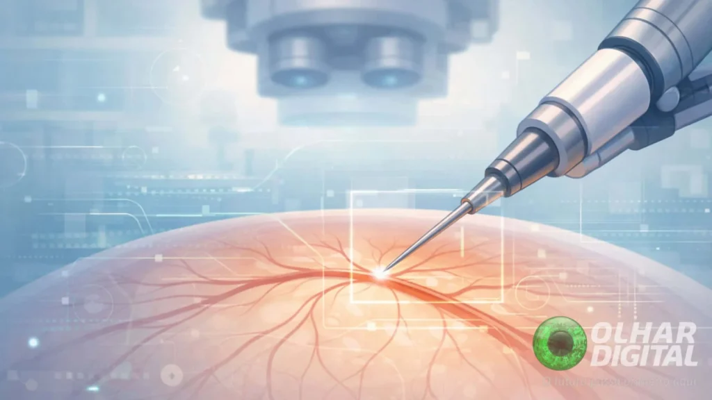Robô com IA realiza canulação de veias da retina em testes da Johns Hopkins, alcança até 90% de sucesso e aponta futuro para microcirurgia ocular 11 news 27442 1766063750
