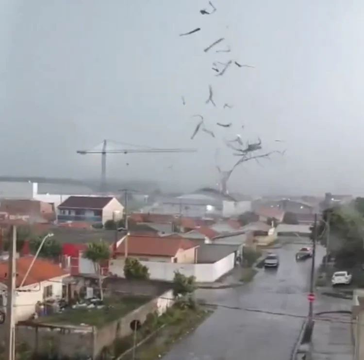 Tornado em São José dos Pinhais atingiu 180 km/h, foi classificado como F2, danificou 350 residências e deixou famílias desalojadas, entenda causas e impactos