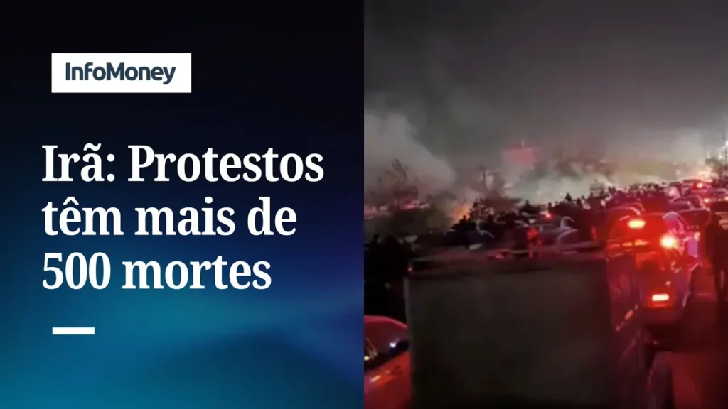 Mortes em protestos no Irã passam de 500, alerta HRANA 11 news 31550 1768212219